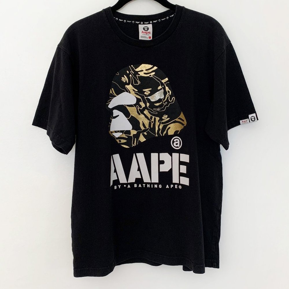 AAPE / A Bathing Ape / Bape Auth T-Shirt, Large